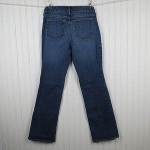 Eddie Bauer Curvy Bootcut Jeans Distressed Stretch